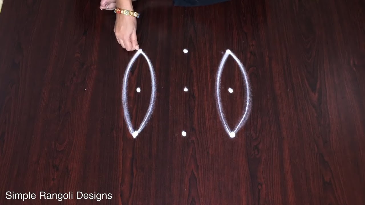 Simple Daily Rangoli Designs With Dots
