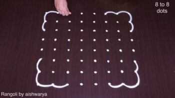 Simple Divali Muggulu and Kolam