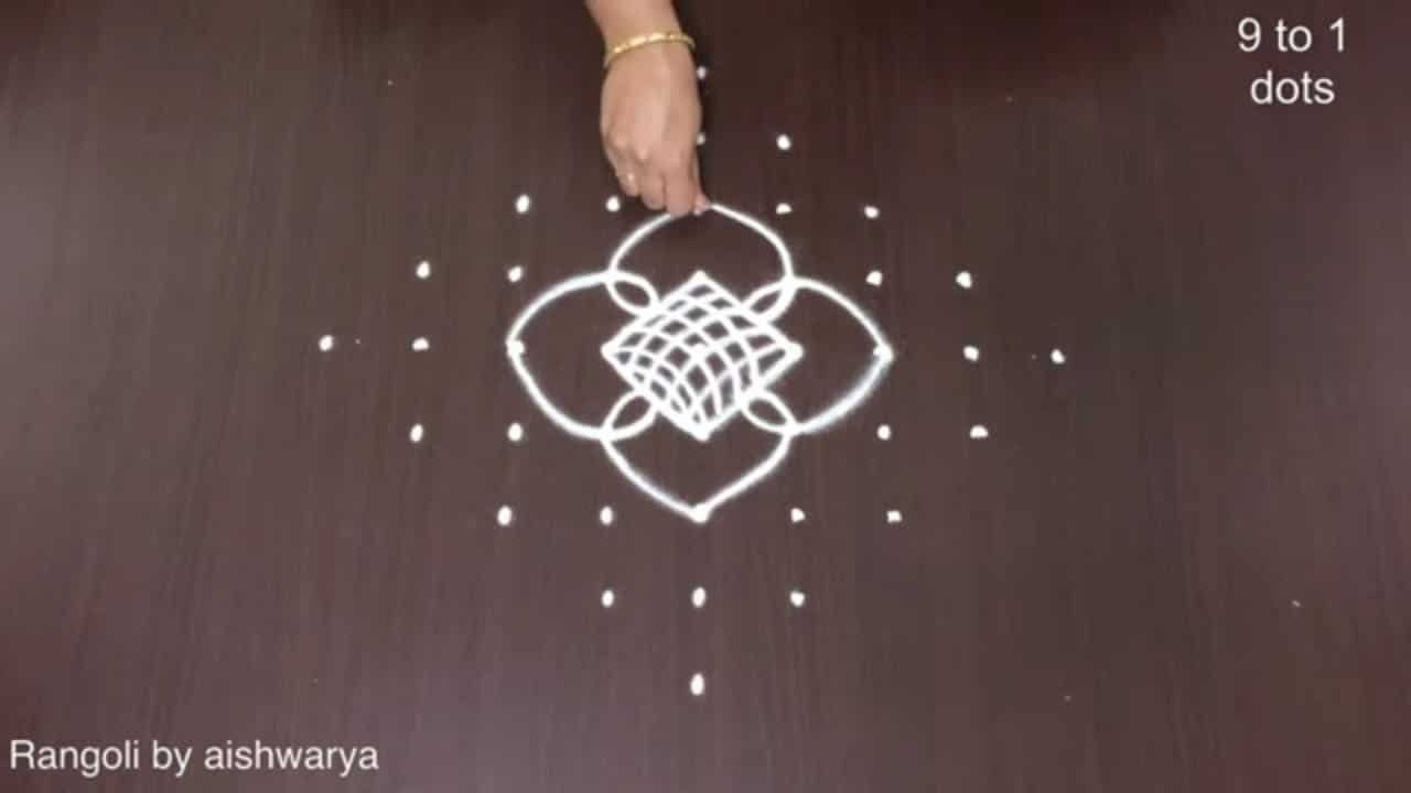 Simple Diwali Daily Rangoli
