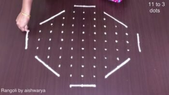 Simple Diwali Kolam Designs