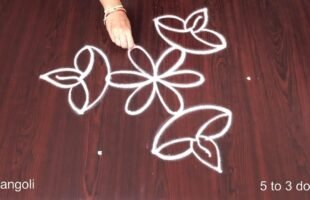 Simple Diwali Rangoli Designs