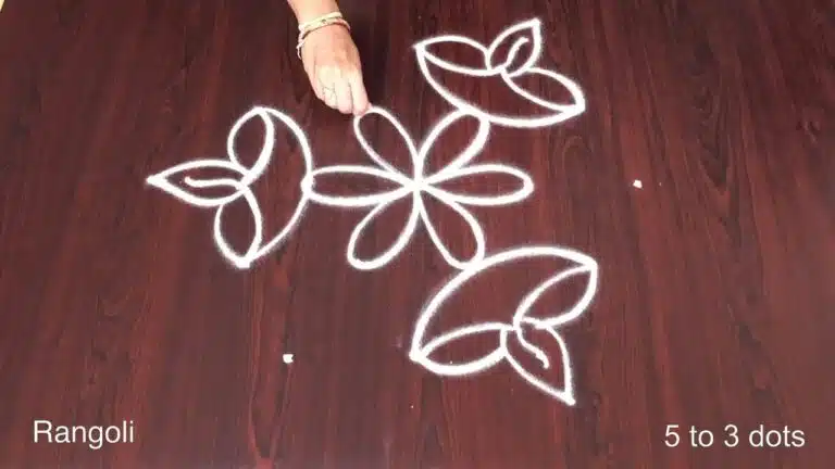 Simple Diwali Rangoli Designs
