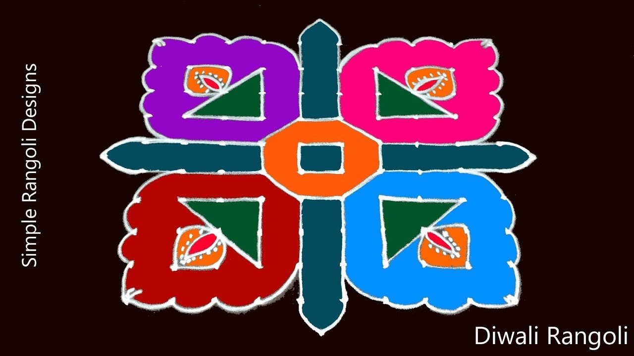 Simple Doorstep Rangoli Designs Amazing