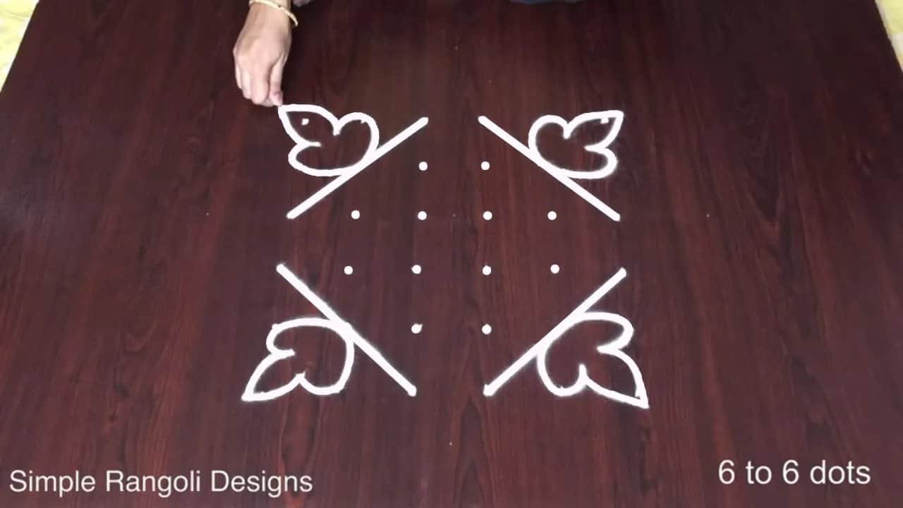 Simple Dots Daily Use Beautiful Muggulu