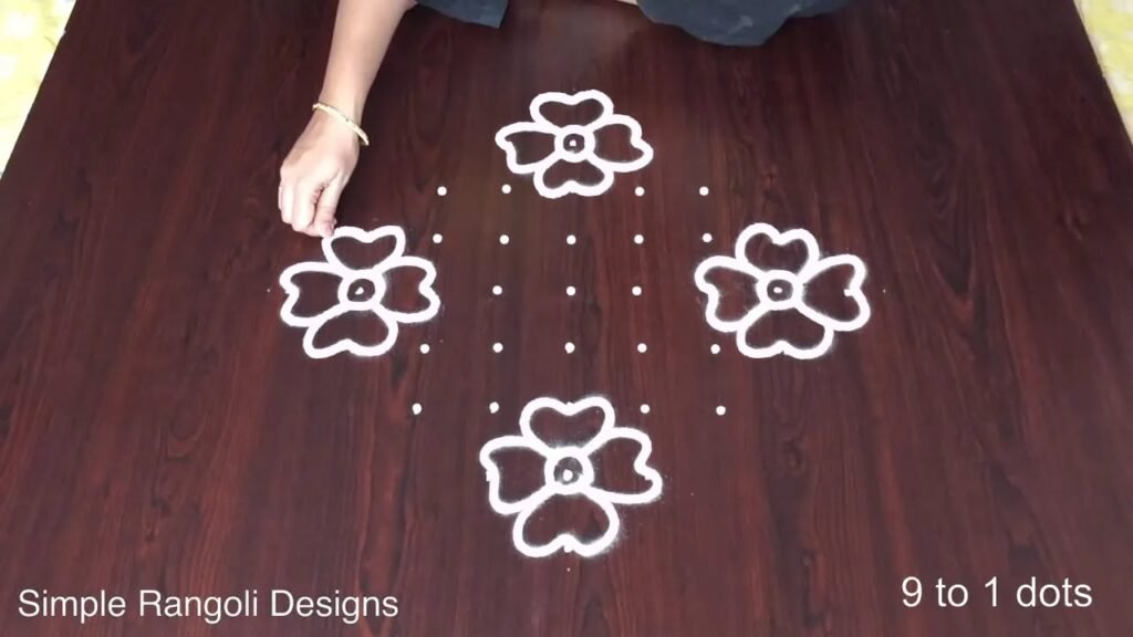 flower rangoli