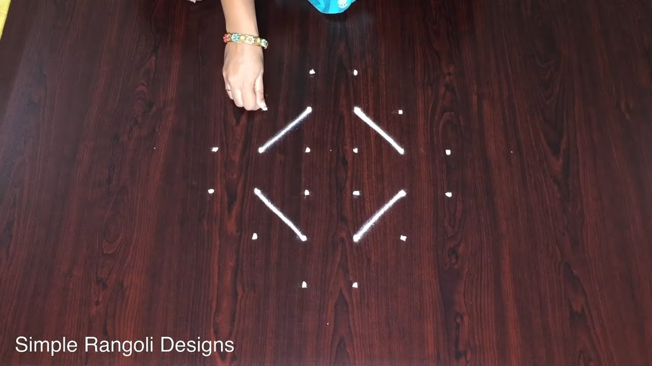 Simple Home Dots 6×2 Easy Kolam