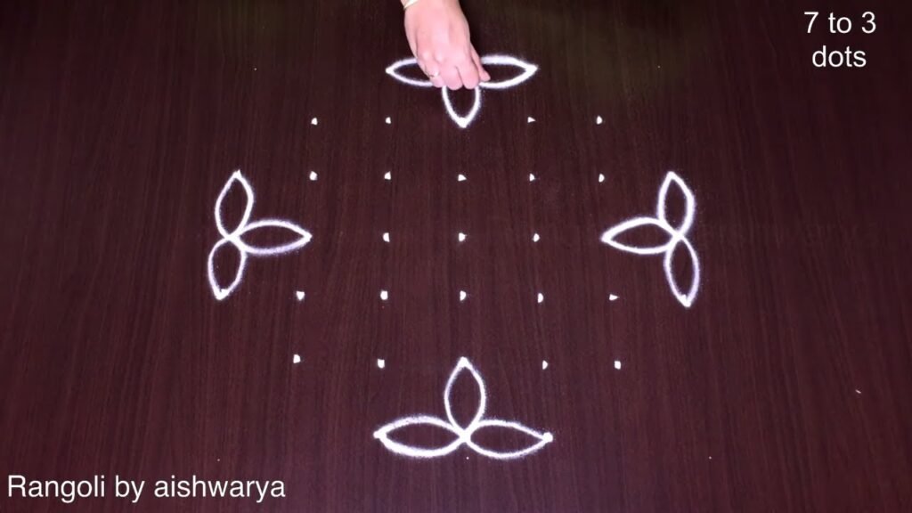 home entrance kolam