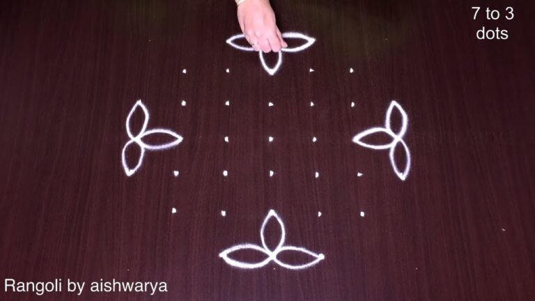 home entrance kolam