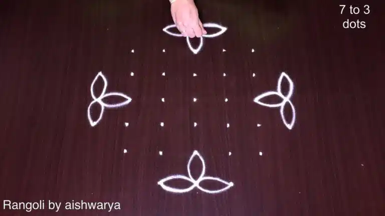 home entrance kolam