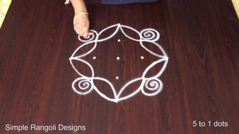 kolam for steps