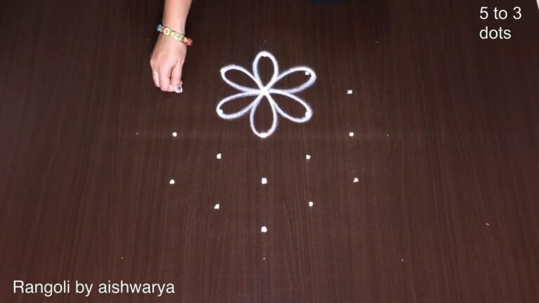 5 dots kolam