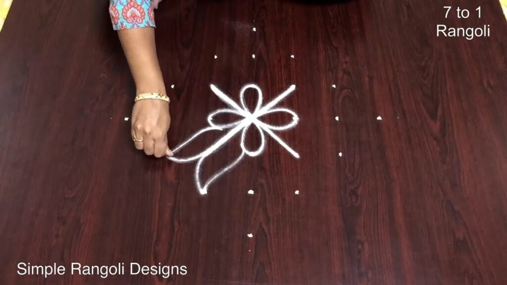 kolam with dots