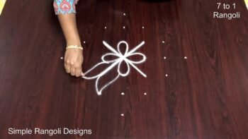 Simple Kolam Designs With Dots