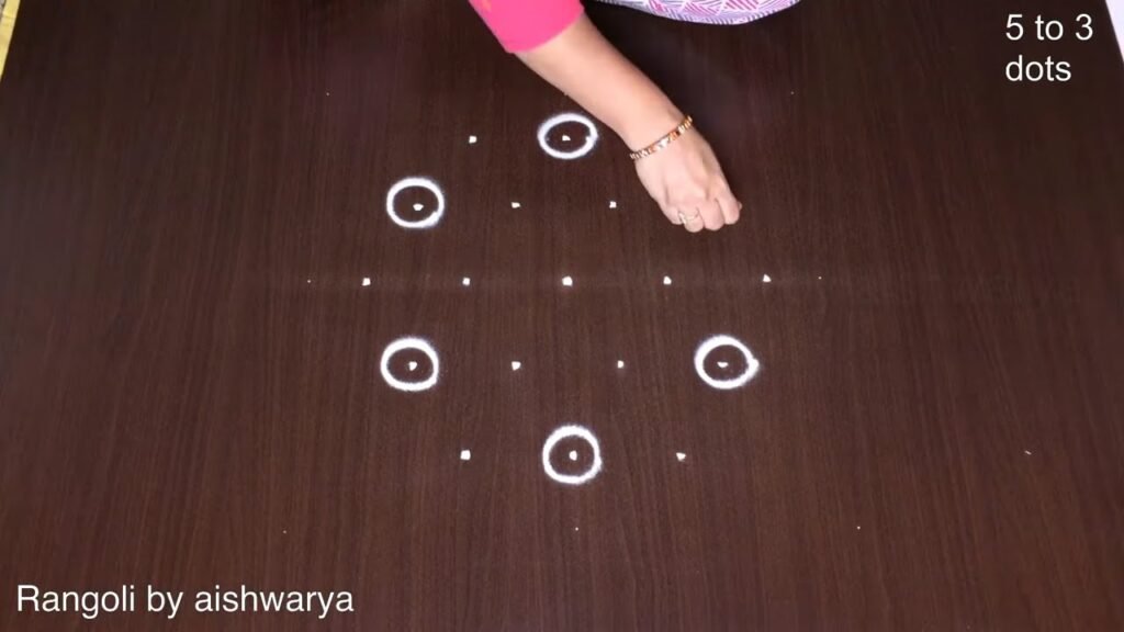 5 dots kolam