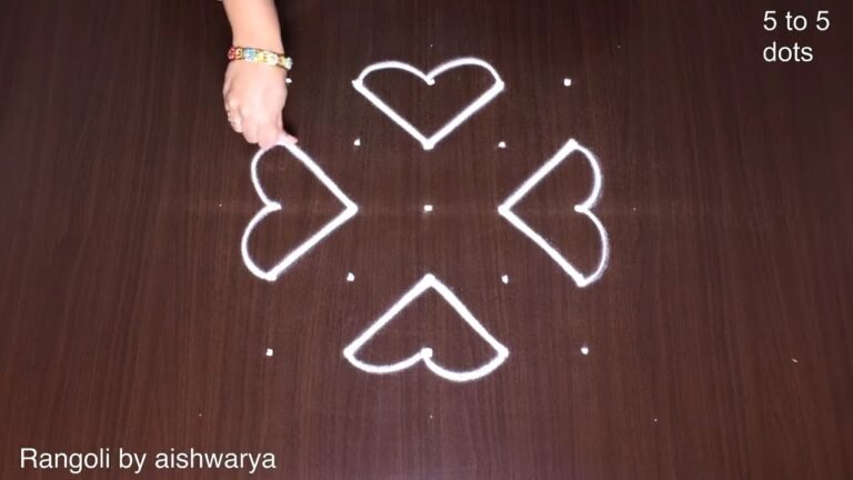 simple kolam design