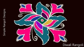 Simple Muggulu Designs by Aishwarya