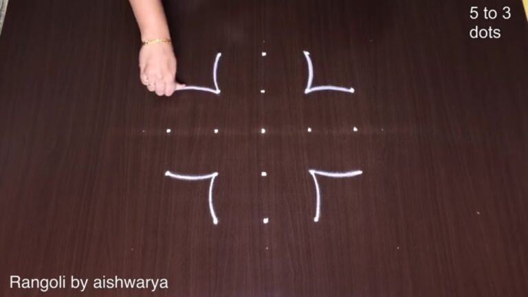 muggulu with 5 dots
