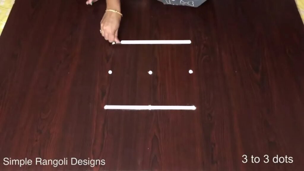 simple muggulu for beginners with dots 667