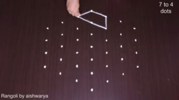 Simple Navarathri Kolam Designs