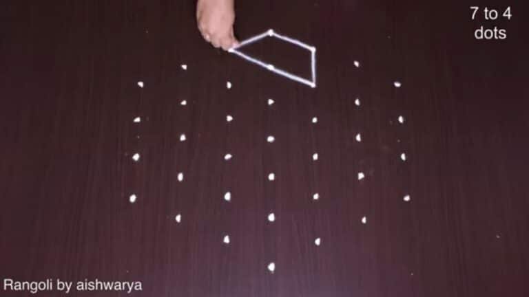 Simple Navarathri Kolam Designs