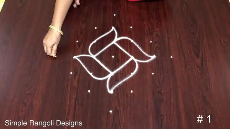 Navratri rangoli