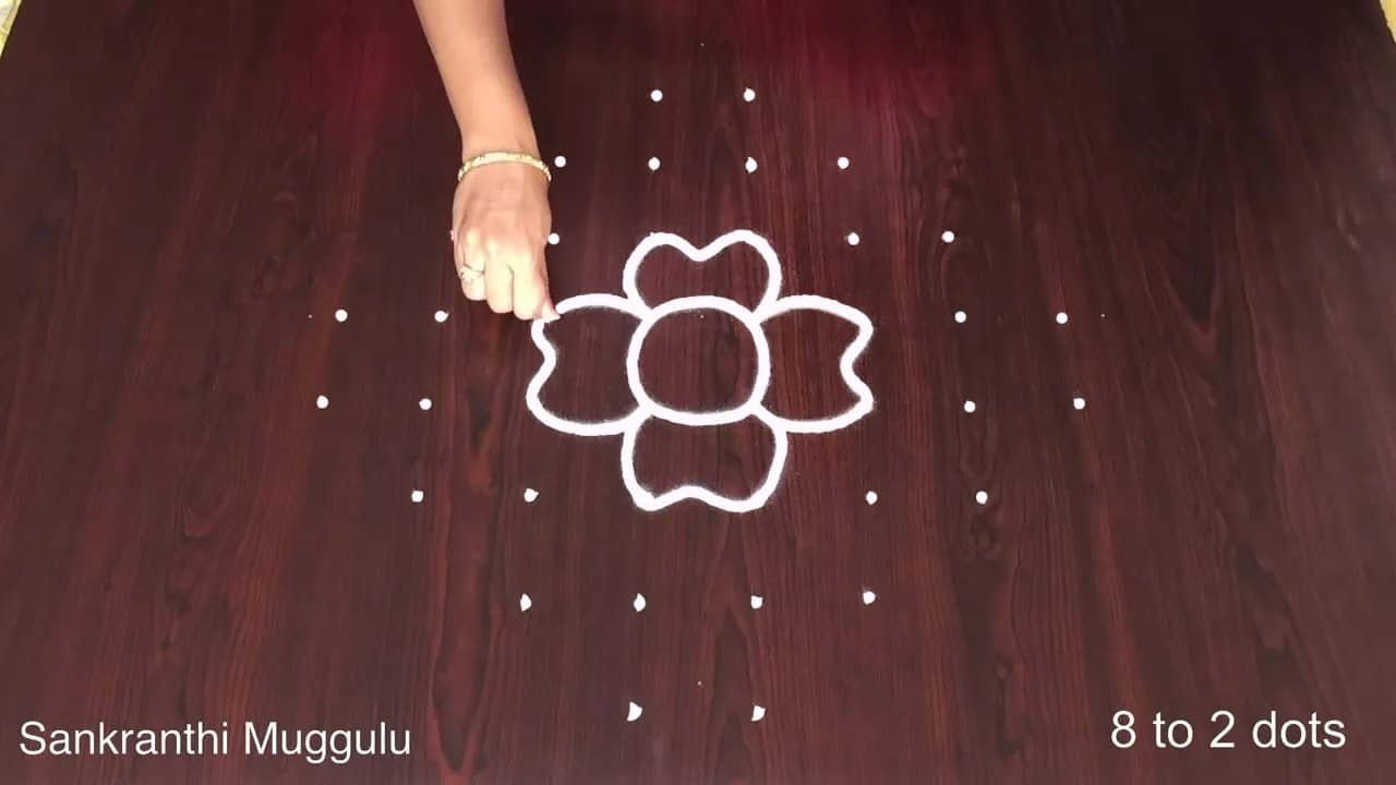 Simple Pookalam Ideas