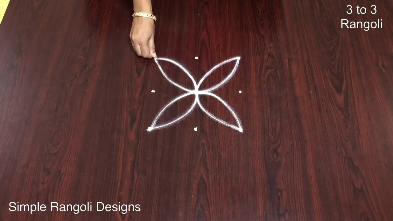 Simple Puja Kolam Designs