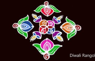 Simple Rangoli Designs 9 Latest