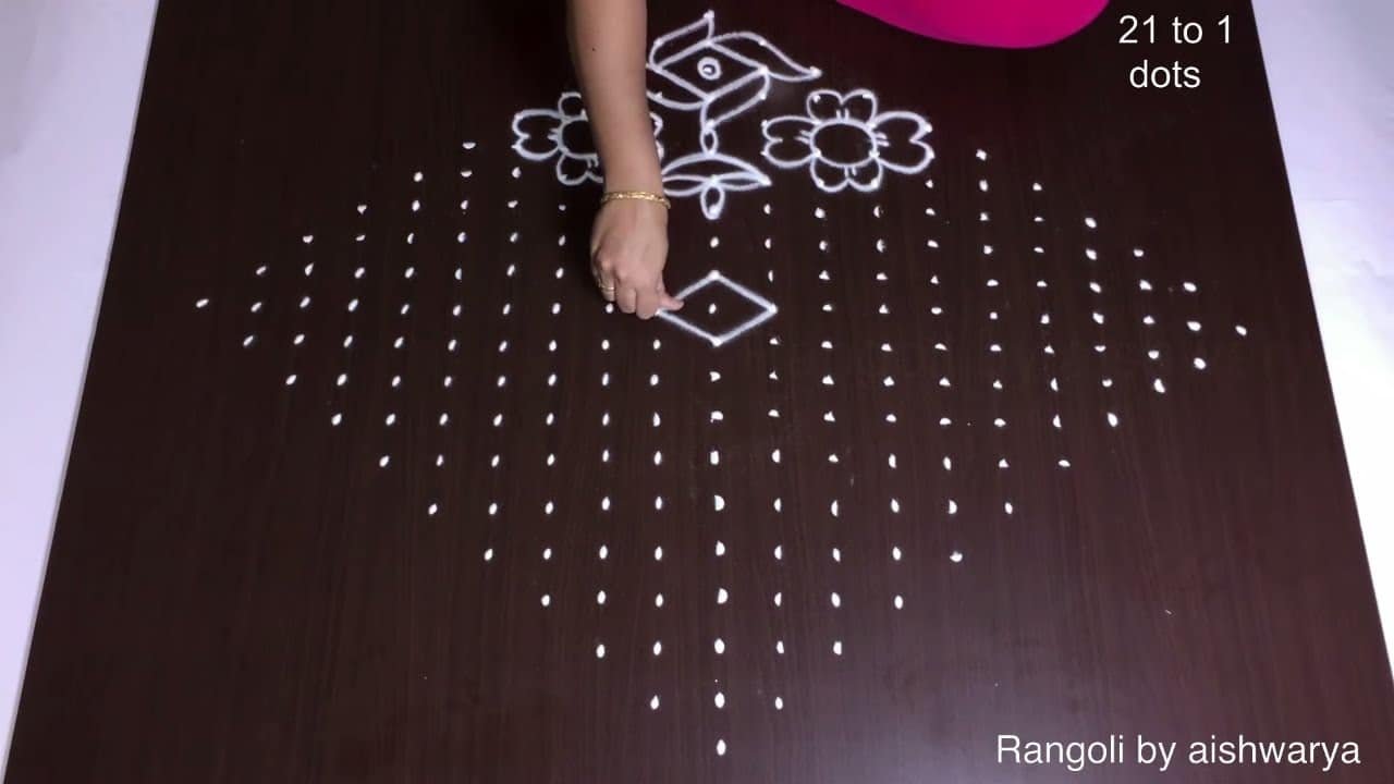 Simple Rangoli Designs by Aishwarya