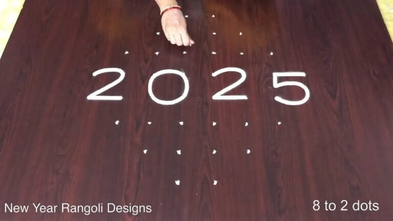 new rangoli design