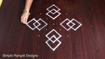 Simple Rangoli Designs With Dots