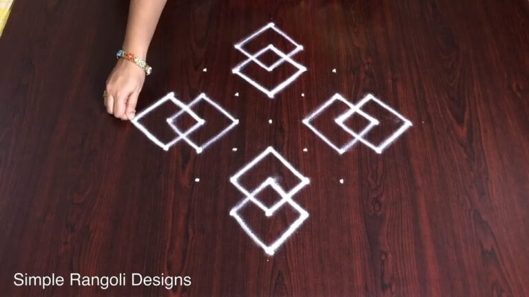 rangoli with dots