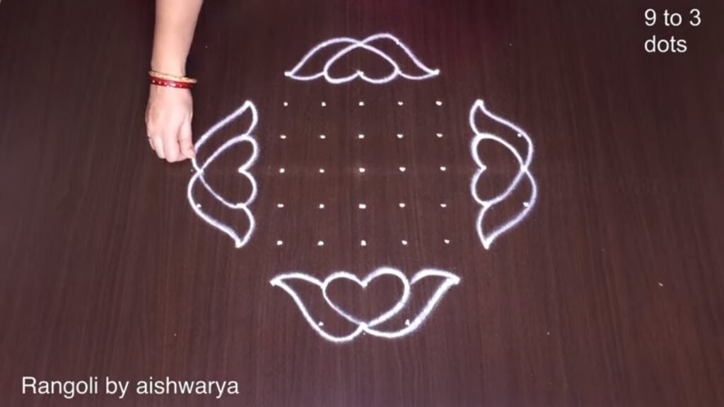 rangoli on floor