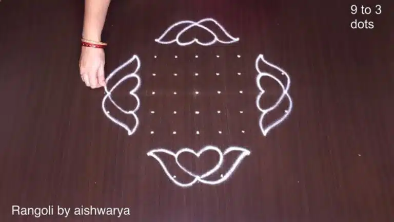 rangoli on floor