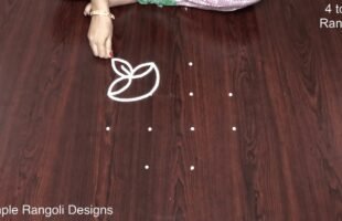 Simple Rangoli for Diwali