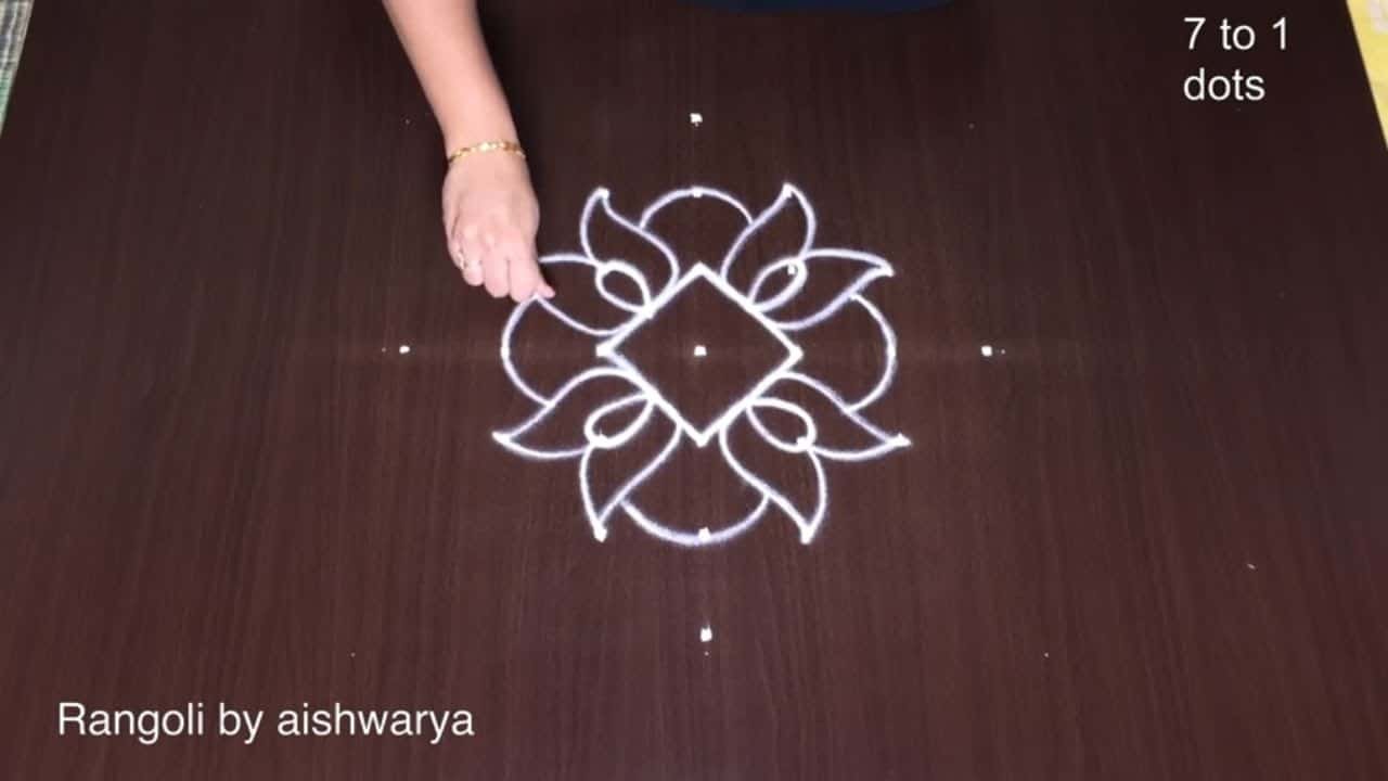 Simple Rangoli Kolam Designs