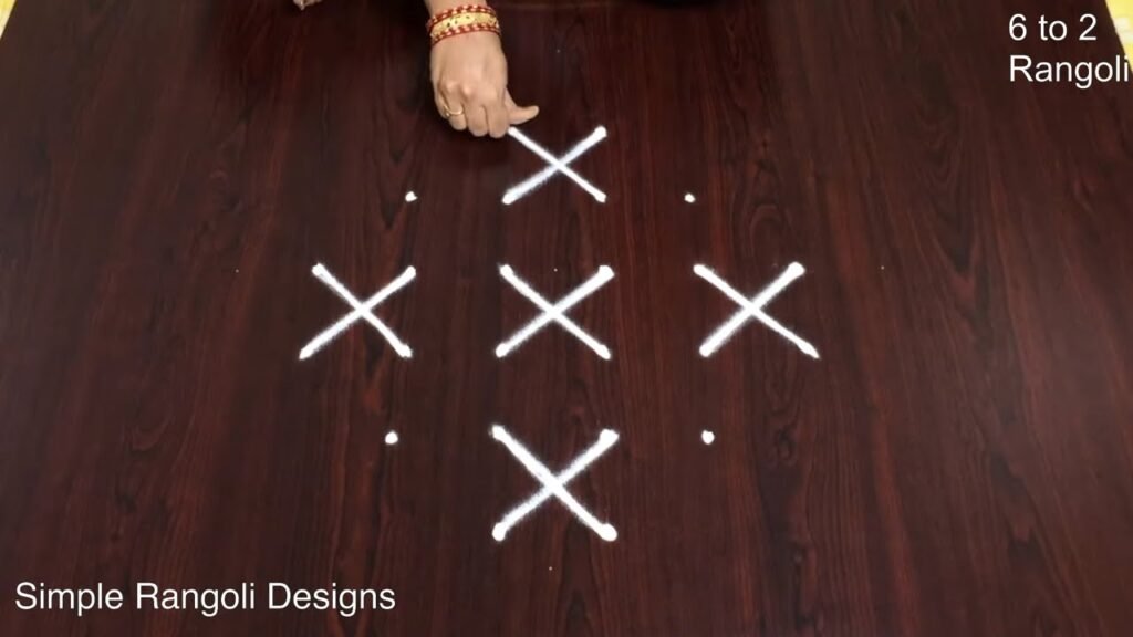 Sravanamasam rangoli