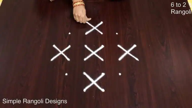 Sravanamasam rangoli