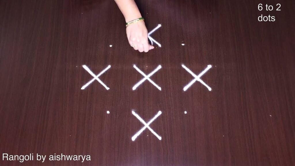rice flour padi kolam