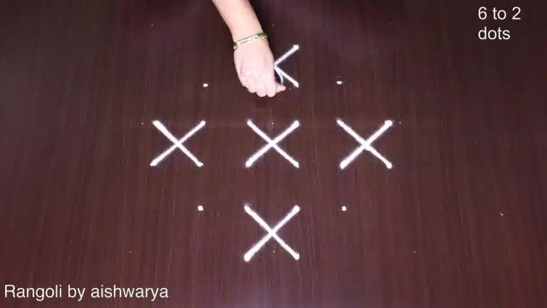 rice flour padi kolam