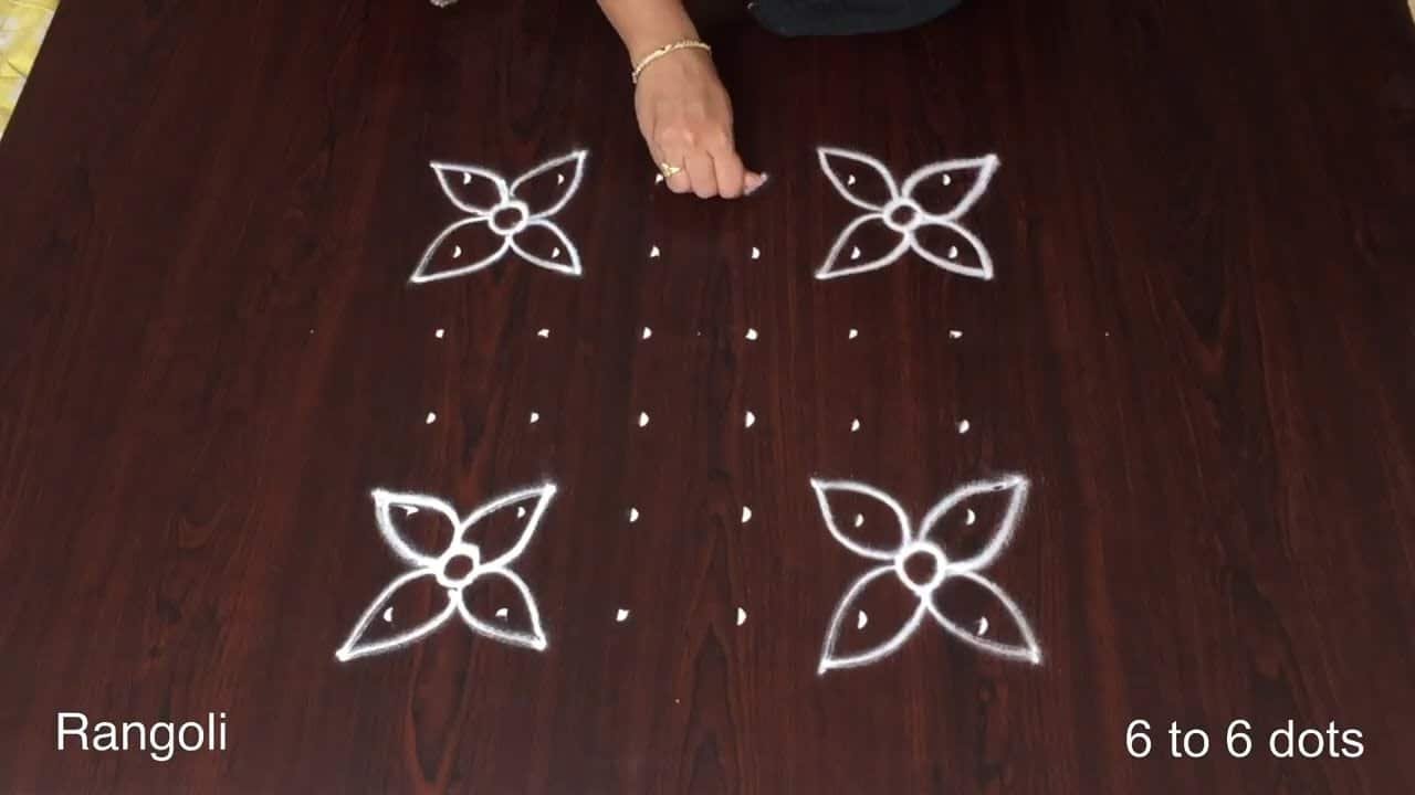 Simple Side Designs Borders Rangoli Muggulu