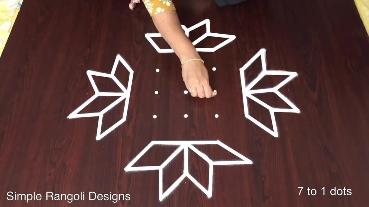 Simple Small Rangoli Designs