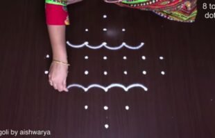Small and Simple New Year Kolam