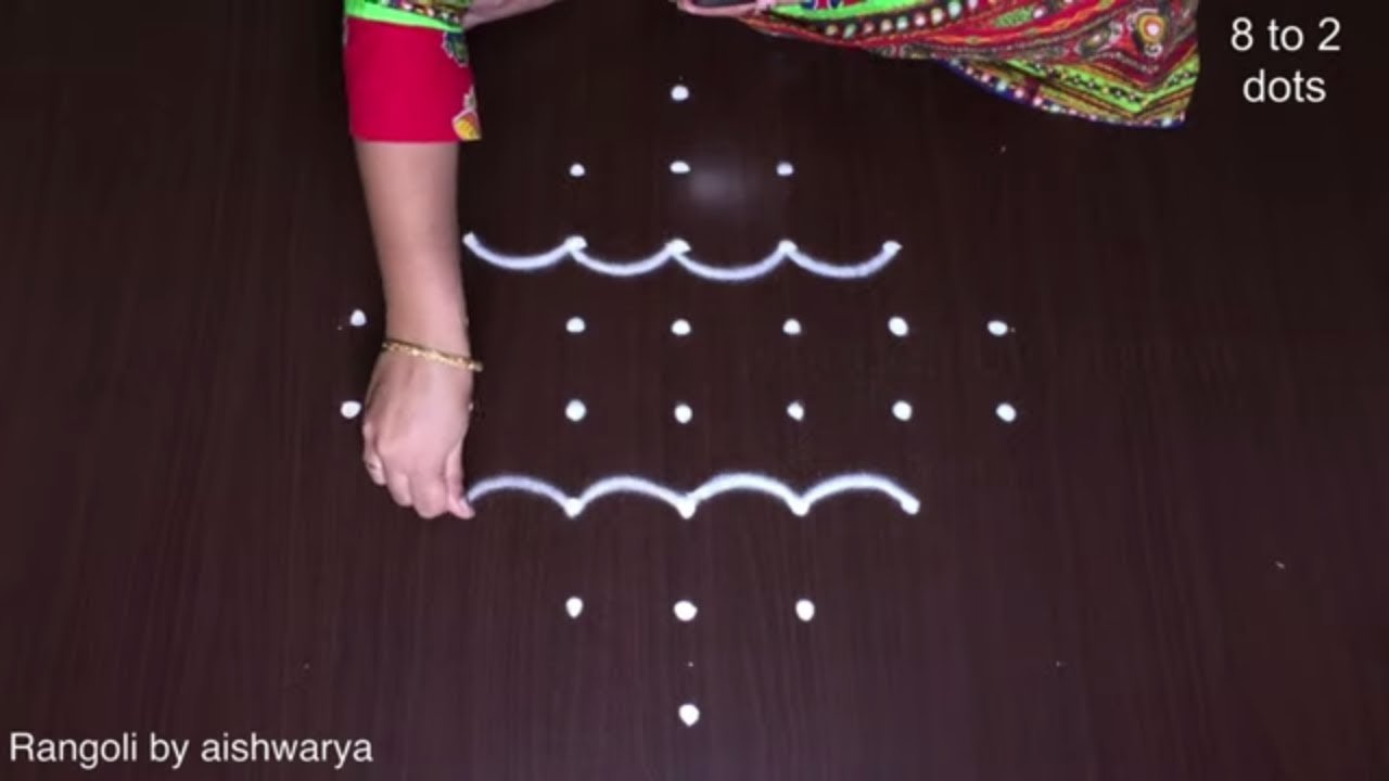 Small and Simple New Year Kolam