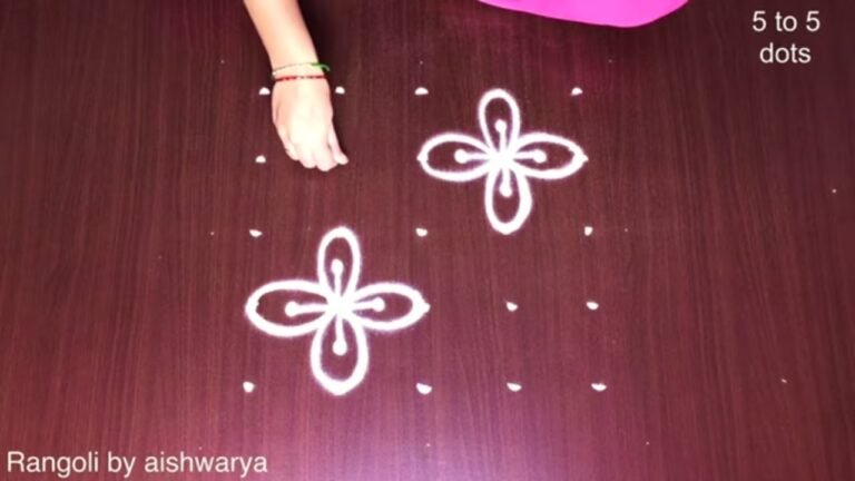 chinna muggulu for beginners