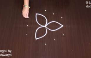 Small Chukkala Rangoli Designs