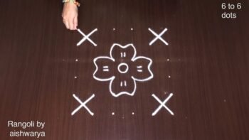 Small Dhanurmasam Beautiful Marghazi Designs Kolam
