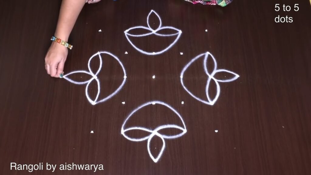 diya muggulu for beginners