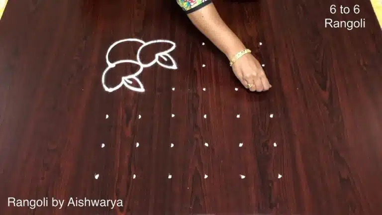 6 dots Friday chukkala muggulu