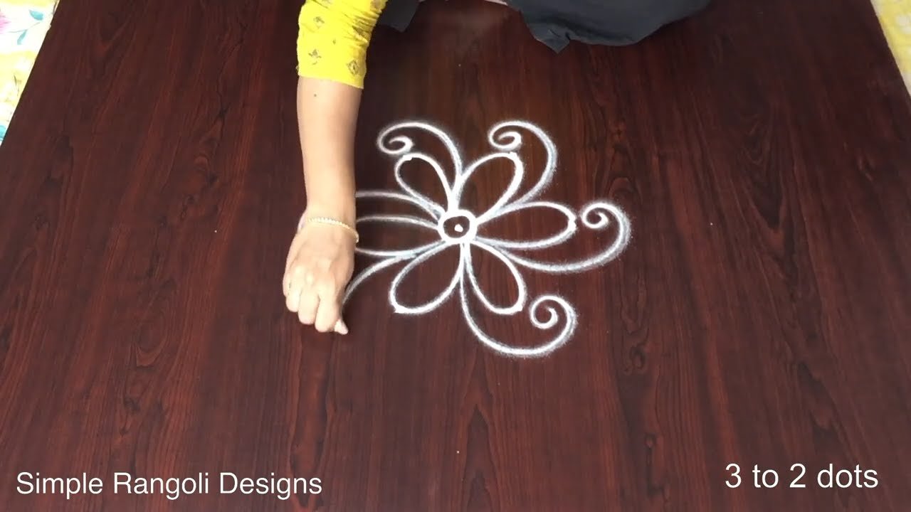 Small Kolam Designs for Steps